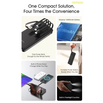 Dudao K11 Pro 20000 mAh power bank crna
