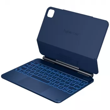 Typecase Edge futrola s tipkovnicom za iPad Air 11 M2 2024 / M3 2025 / M4 2026, svijetloplava