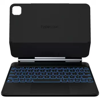 Typecase Edge futrola s tipkovnicom za iPad Air 11 M2 2024 / M3 2025 / M4 2026, karbonska vlakna, crna