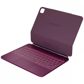 Typecase Edge futrola s tipkovnicom za iPad Pro 13 2024/2025, malinasta