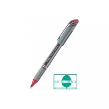 Pentel BL27-BX gel olovka - srebrna - crvena - 0,7 mm - 0,35 mm - metalno kućište - uvlačiva