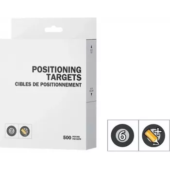 CREAFORM PEEL 3 pozicijske mete 6mm s crnim rubom i normalnim ljepilom 1x500 (ACC-P3D-PTBC3)