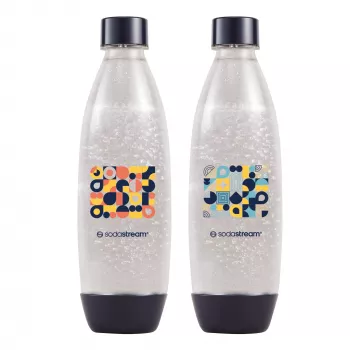 SodaStream Fuse Bubble Mosaic boce za gaziranje 2 x 1 L, plave
