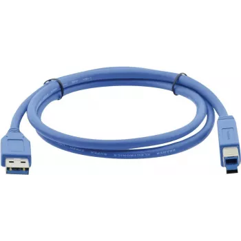 Kramer C-USB3/AB-3 USB-3.0 kabel, USB-A utikač na USB-B utikač, 0,9 m (3 ft), plavi