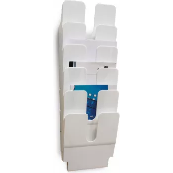 DURABLE FLEXIPLUS 6 držač prospekata A4 uspravni prozirni 1700008011