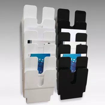 DURABLE FLEXIPLUS 6 držač prospekata A4 uspravni prozirni 1700008011