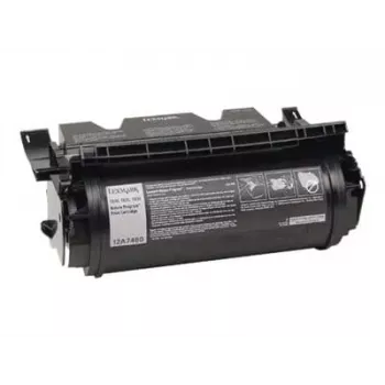 Lexmark 12A7460 originalna crna toner kartuša visokog kapaciteta za T630, T632, T634, X630, X632, X634