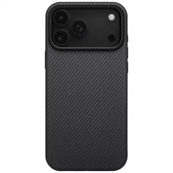 PITAKA Aramid UltraGuard MagSafe maska za iPhone 17 Pro crno-siva Twill