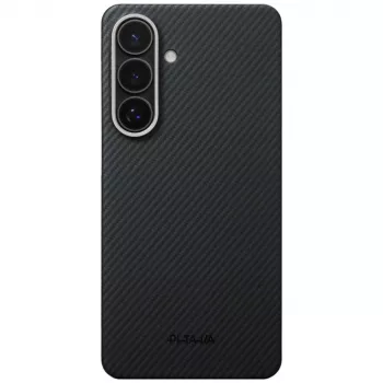 PITAKA Edge Case MagSafe za Samsung Galaxy S26, aramidno vlakno, crno-siva