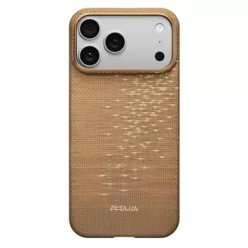 PITAKA Ultra-Slim MagSafe maska za iPhone 17 Pro Golden Glint