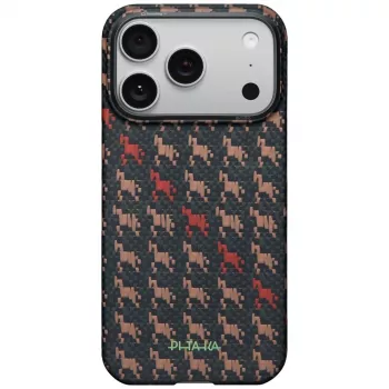 PITAKA Edge maska Happiness Rides In za iPhone 17 Pro, Ebon Kylin