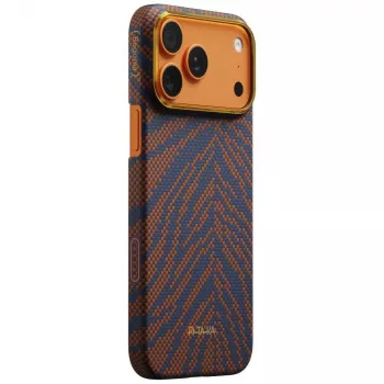 PITAKA Edge maska Breath of Veins za iPhone 17 Pro, Burning Orange