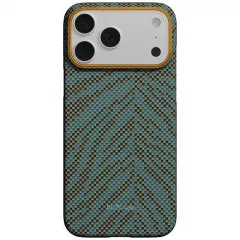 PITAKA Edge maska Breath of Veins za iPhone 17 Pro, Dive Green