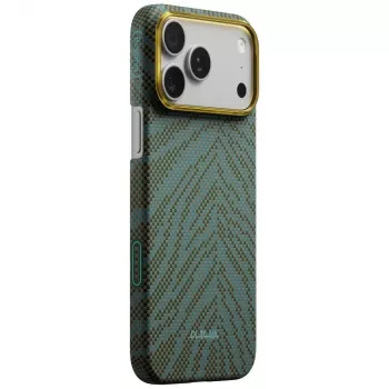 PITAKA Edge maska Breath of Veins za iPhone 17 Pro Max, Dive Green