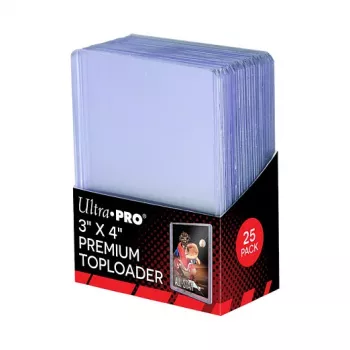 Ultra PRO TCG Card Toploader kruta plastika premium 77x100mm 25-Pack