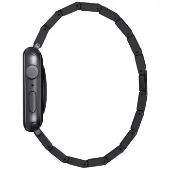 PITAKA Carbon Fiber Link Band Retro za Apple Watch 42/44/45/49mm crno-sivi