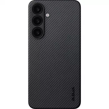 PITAKA Ultra-Slim maska za Samsung Galaxy S25+ crno-siva Twill