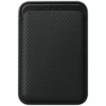PITAKA Woven Wallet MagSafe magnetska novčanica za iPhone, crno-siva