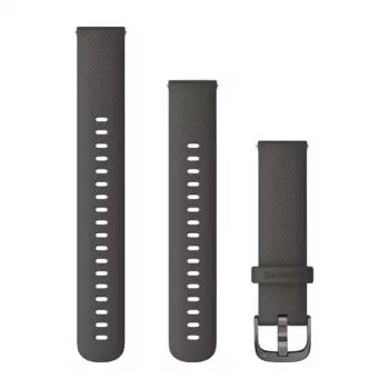 Garmin QuickFit 18 mm silikonski remen grafitni sa šavovima škriljevca 010-12932-0E