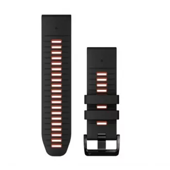 Garmin QuickFit 26mm silikonski remen za sat crni/crveni 010-13281-06
