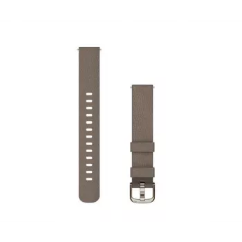 Garmin 14 mm tkani remen za sat za Lily 2, Coffee s kopčom u boji krem zlata (010-13302-10)