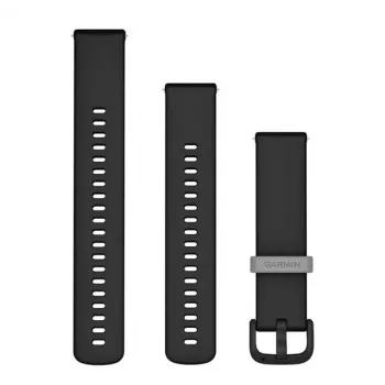 Garmin silikonski remen za sat 20 mm Quick Release crni 010-12932-30