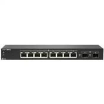 SonicWALL SWS12-8 upravljani switch - 8 x Gigabit + 2 x SFP