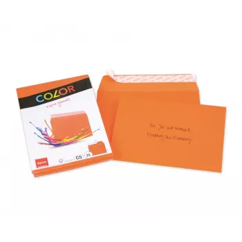 ELCO Color omotnica C5 (162 x 229 mm), bez prozora, samoljepljiva, 100 g/m², narančasta, 25 komada (74618.82)