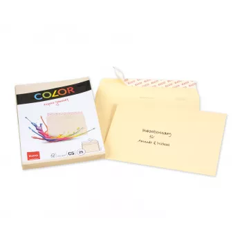 ELCO Color omotnica C5 (162 x 229 mm), bez prozora, samoljepljiva, 100 g/m², bež, 25 komada (74618.41)