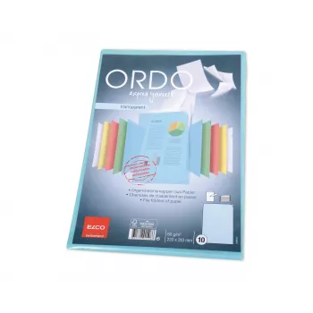 ELCO Ordo prozirna organizacijska mapa A4, 220 x 310 mm, 80 g/m², plava, 10 kom (73696.34)