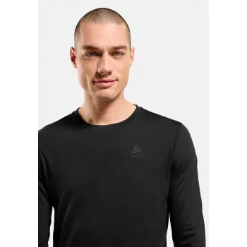 Odlo Merino 200 BL Top Crew Neck LS - crni, veličina XL