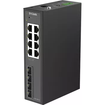 D-Link DIS-210G-12 Smart Managed Industrial Switch - 8 Gigabit Ports + 4 SFP Slots