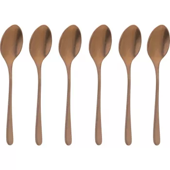 Sambonet Taste PVD set od 6 žličica za espresso antik bakreni