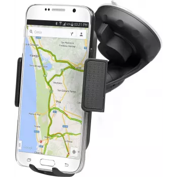 SBS univerzalni držač za mobitel u automobilu 6 - pasivni držač s usisnom čašom za pametne telefone - crni