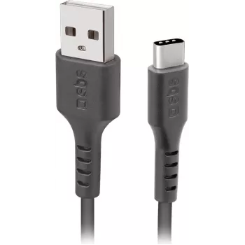 SBS USB 2.0 kabel USB-A na USB-C 2 m crni