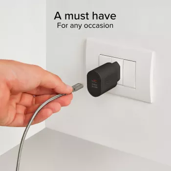 SBS TETR1CPD25 25W USB-C Power Delivery zidni punjač - crni
