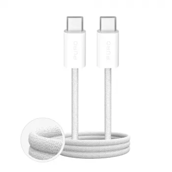 Puro Fabrik USB-C na USB-C kabel 1m, 100W, crni
