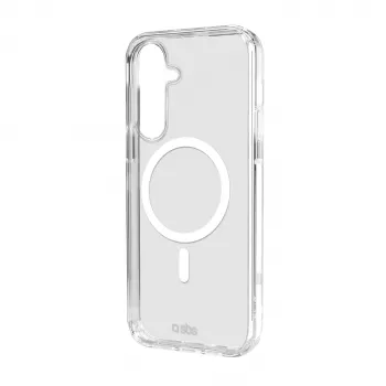 SBS Light Mag maska s MagSafe za Galaxy S25, prozirna