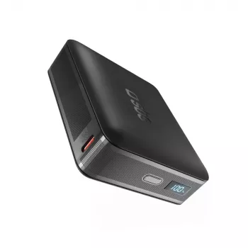 SBS HD 65W 20000mAh Power Bank s LCD zaslonom - crna
