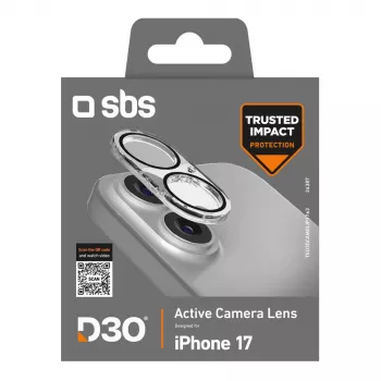 SBS zaštita objektiva kamere od stakla s D3O za iPhone 17