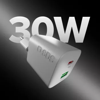 STEP BY STEP SBS 30W 1C + 1A bijeli USB-C punjač s 1,5 m kabelom