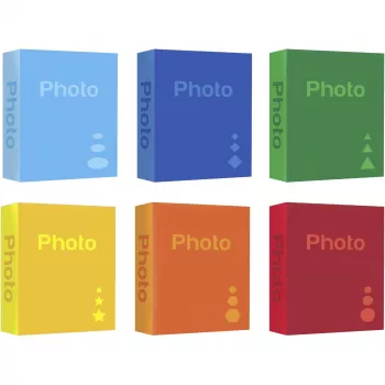 ZEP Basic Plain razne boje 13x19 cm 300 fotografija džepni album BS57300