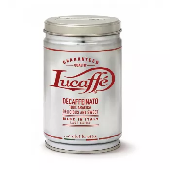 LUCAFFE' Decaffeinato Ground Coffee 250g Tin
