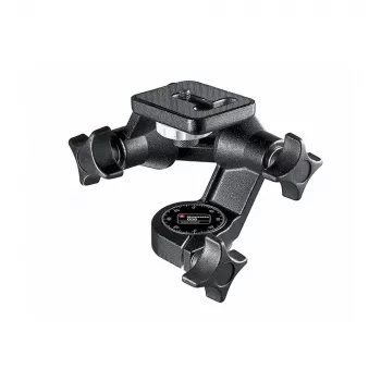 Manfrotto 3D Junior troosna glava stativa (crna, nosivost 4 kg)