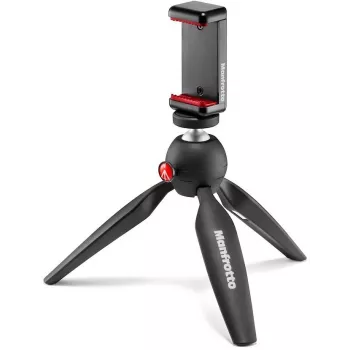 Manfrotto PIXI Smart mini stativ s držačem za pametni telefon - crni