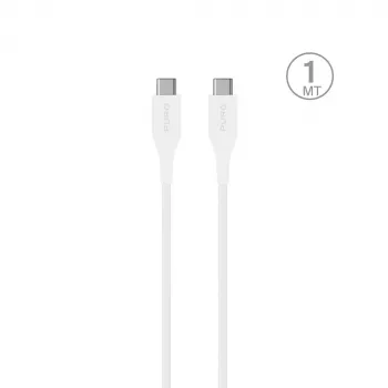 PURO ELEKTRIK Plain USB-C na USB-C kabel Power Delivery 2m bijeli