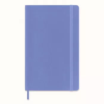 Moleskine Classic bilježnica Large A5 crtana Hydrangea Blue meki uvez