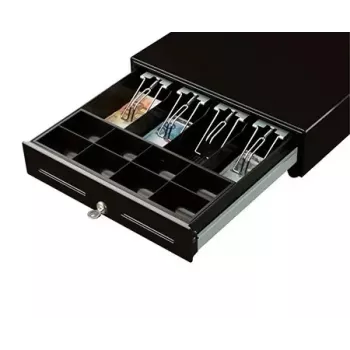Custom Group Custom Electronic Cash Drawer - 6 V - crna