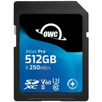 OWC Atlas Pro 512GB SDXC UHS-II V60 medijska kartica - SD proširenog kapaciteta (SDXC)