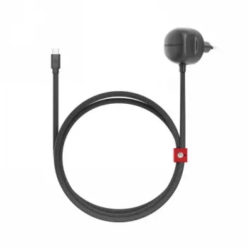 Twelve South PowerCord EU 30W USB-C zidni punjač s 1,2 m pletenim kabelom (škriljasto siva)